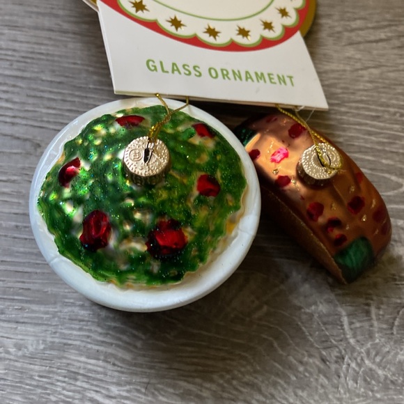 NWT Taco and Guacamole Christmas Tree Ornaments - Picture 2 of 2